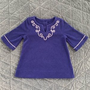 Janie and Jack Embroidered Terry Cover Up